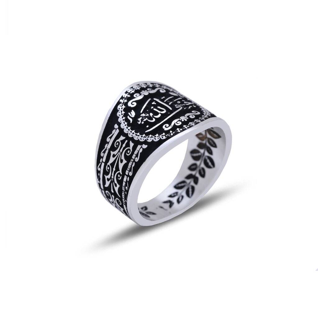 Amazon.com: 925 Sterlng Silver Handmade Engraved Ring for Men, Elegant  Silver Band Rings for Women and Men, Wedding Rings for Men, Perfect gift  for Special Occasions (14) : Handmade Products