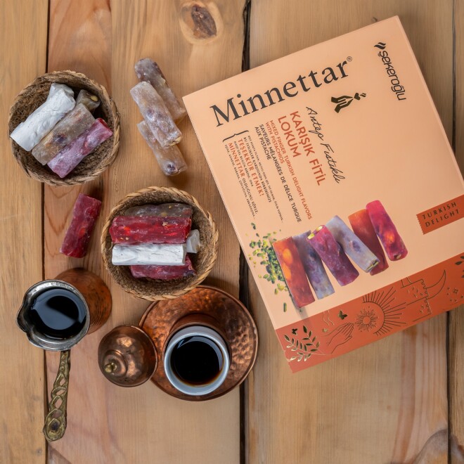 Minnettar Mixed Finger Delight Flavors With Pistachio - 300 Gram - 3