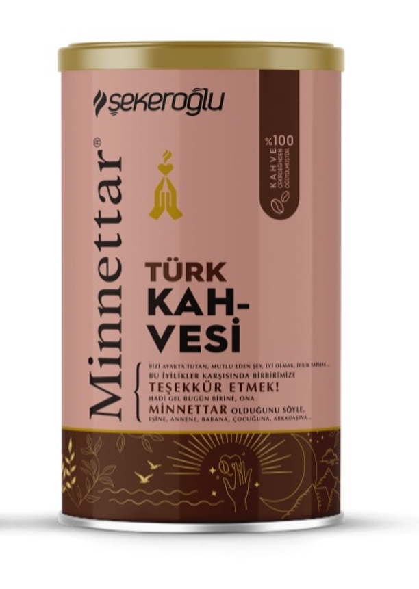 Minnettar Turkish Coffee in tin box - 250 Gram - 1