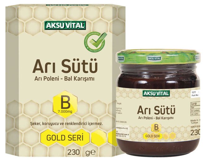 Aksuvital - Mixture of honey with bee pollen and royal jelly for a healthy and strong body for children by Aksuvital