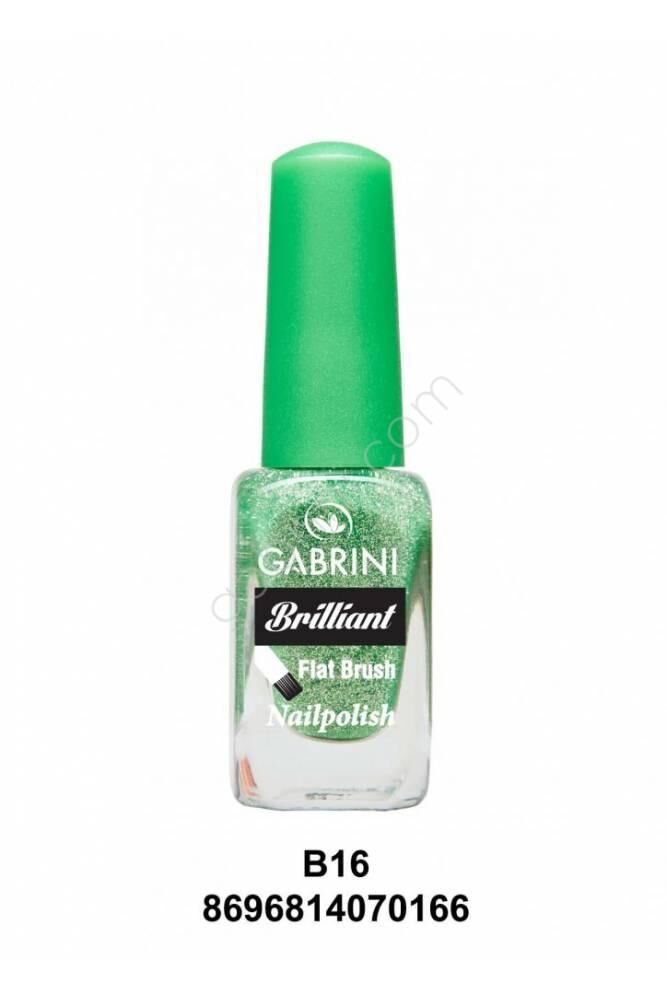 Nail Polish (Shiny Green Manicure) B16 - 1
