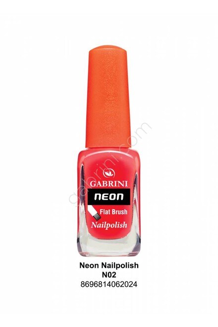 Neon Flat Brush Nail Polish - 1