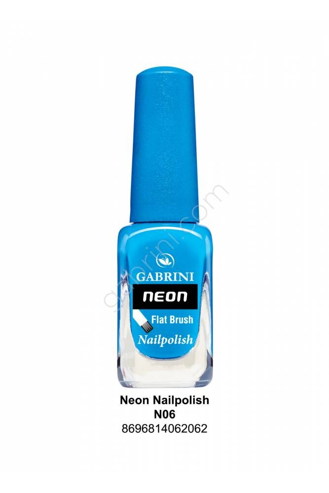 Neon Flat Brush Nail Polish - 4