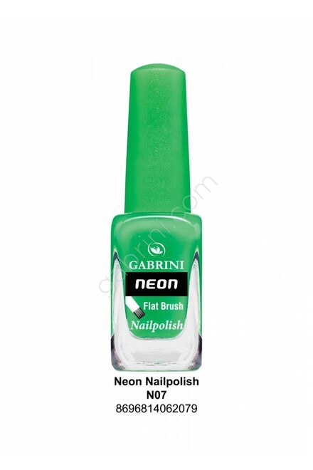 Neon Flat Brush Nail Polish - 5