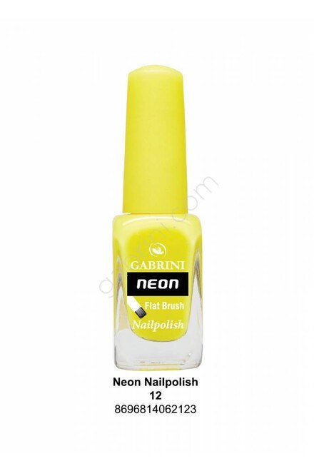 Neon Flat Brush Nail Polish - 10