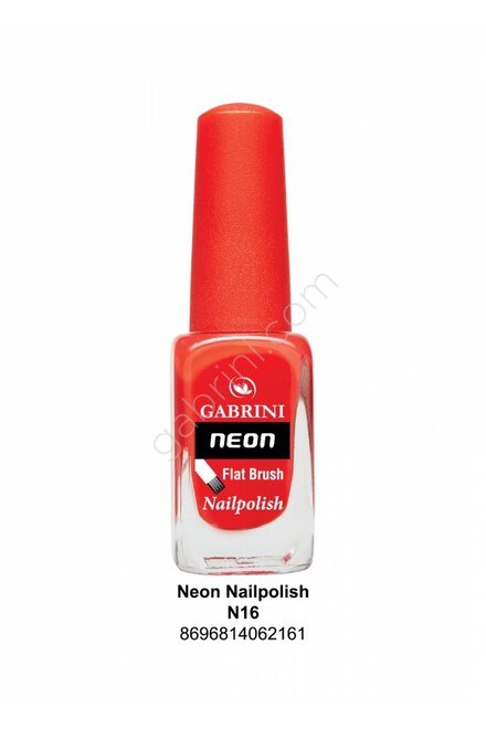 Neon Flat Brush Nail Polish - 13