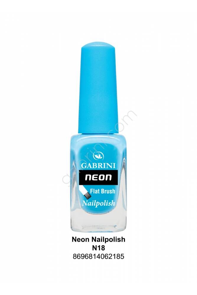 Neon Flat Brush Nail Polish - 14