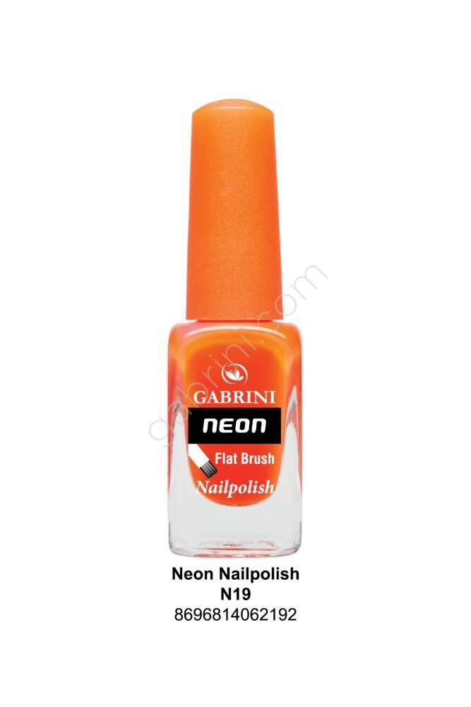 Neon Flat Brush Nail Polish - 15