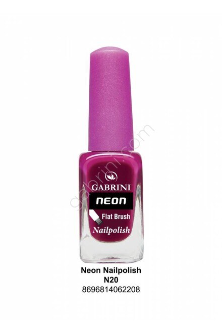 Neon Flat Brush Nail Polish - 16