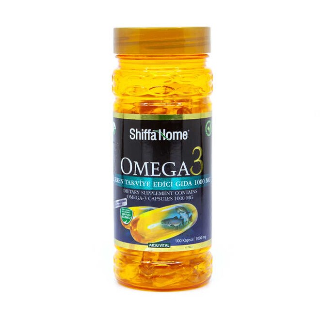 Omega 3 capsules for heart and eye health by Shiffa - 3