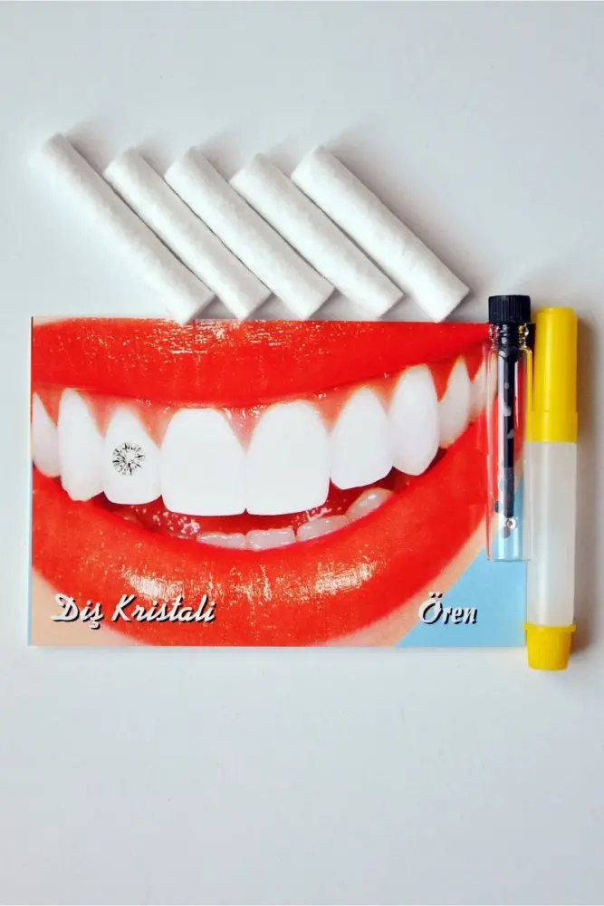 Ören Diş Taşı Diş Pırlantası Diş Kristali - 1