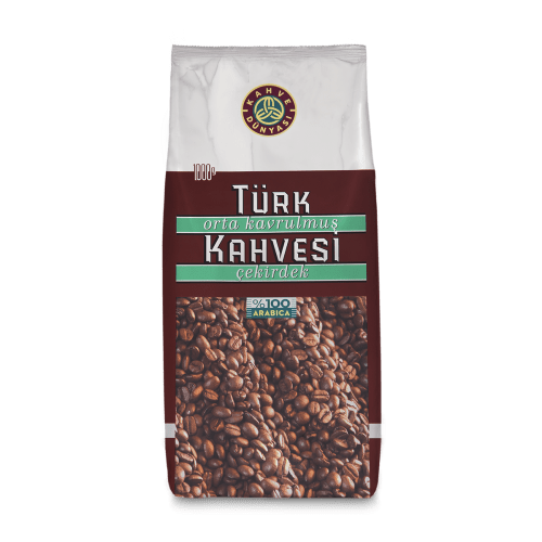 Orta Kavrulmuş Türk Kahvesi Çekirdek 1 Kg