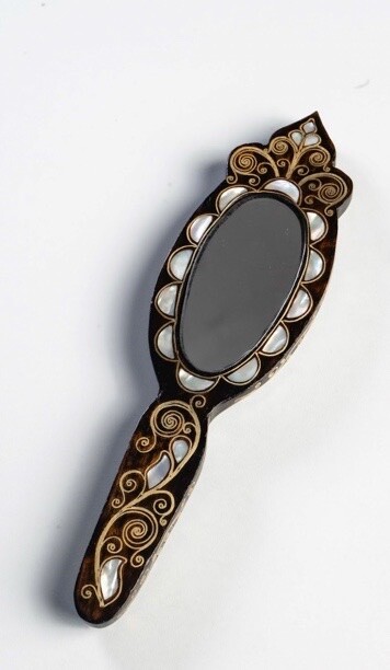 Oval Pearl Mirror - 1