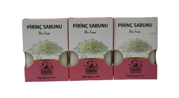 Rice Extract Soap to Get Rid of Pigmentation - 3 pcs - 1