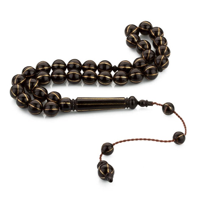 Rosary made of Kuka engraved with metal - 1