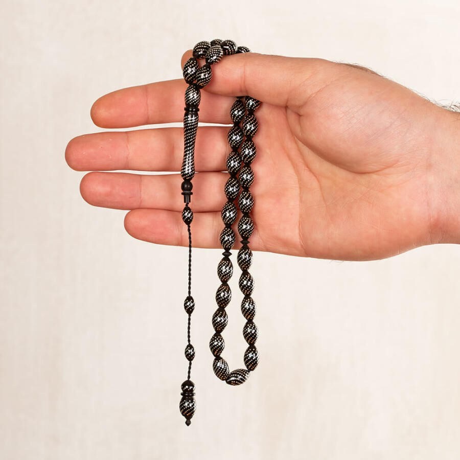 Rosary made of Kuka with a special Nightingale's eye design - 2