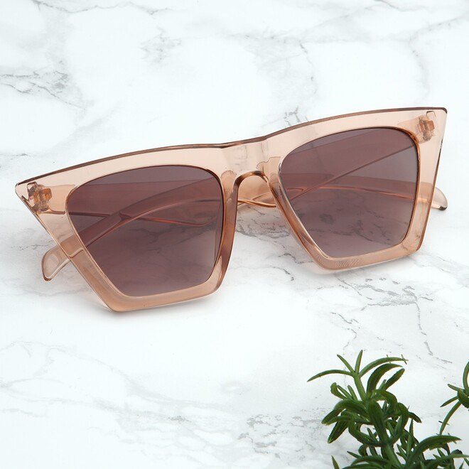 Rose Color Elegant Design Womens Sunglasses - 2