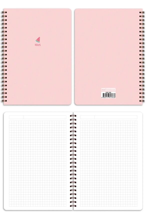 Set of 4 -A5 notebooks with cute drawings - 7