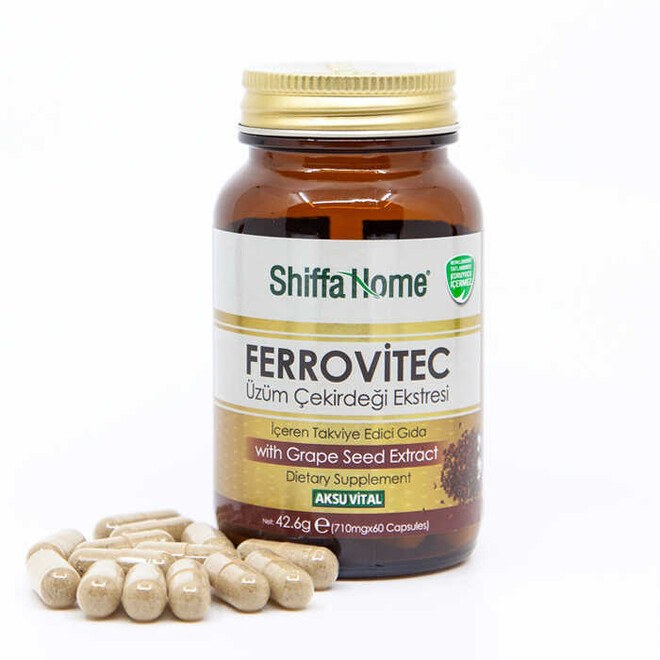 Shiffa Home Ferrovitic capsules with grape seed extract- an antioxidant for a healthy body - 2