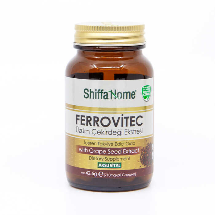 Shiffa Home Ferrovitic capsules with grape seed extract- an antioxidant for a healthy body - 3