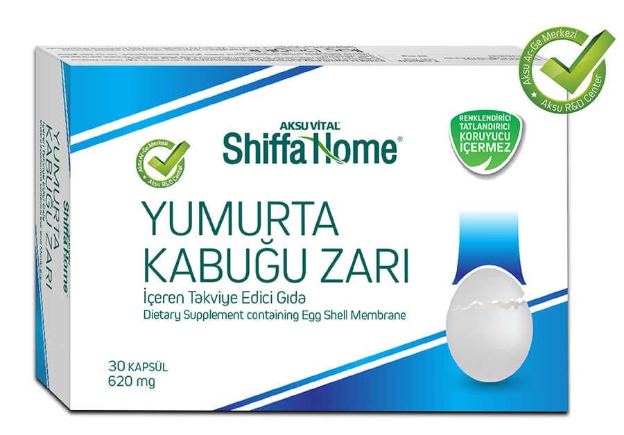 Shiffa Home Membrane Egg Shell Capsules to reduce joint pain and calcification - 1