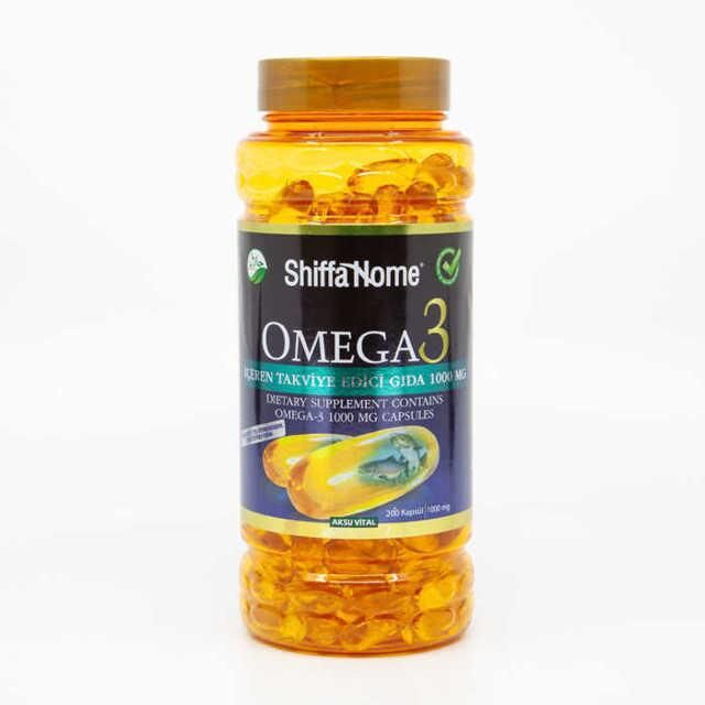 Shiffa Home Omega-3 1000mg 200 Softgel For Heart And Eye Health - 1