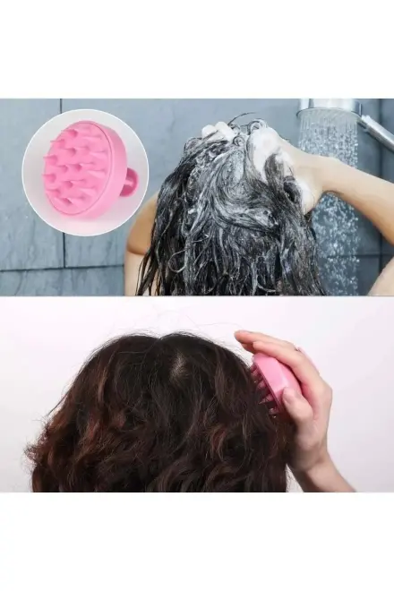 Silicone Scalp Massage Shampoo Brush - 3