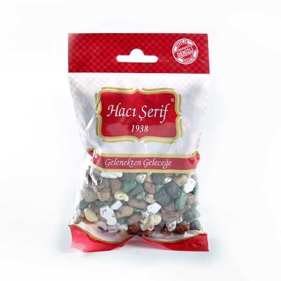 Small colored chocolate dragees 125 grams from Haci Sarif - 2