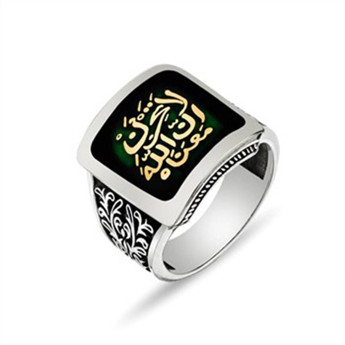 for Men & Women 925 Sterling Silver Details about   Tatar Ring «Alla Saklasyn» engraved