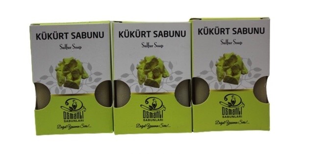 Sulfur Soap to Gt Rid of Acne - 3 pcs - 1