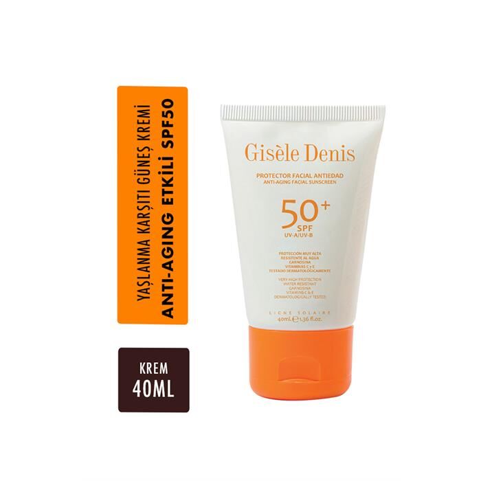 Sunscreen cream with SPF 50 for fresher and younger-looking skin from Gisele Denis - 1