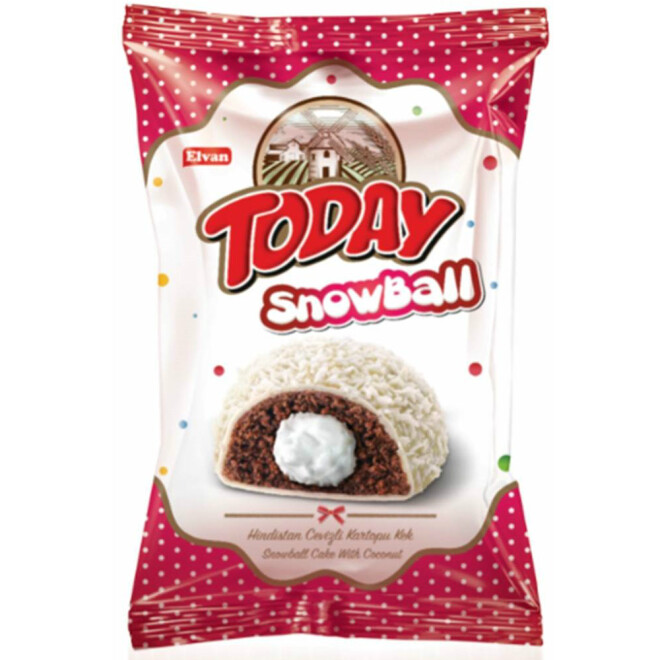 Today Snowball Cake with Coconut 50 Gr- 24 pcs - 1