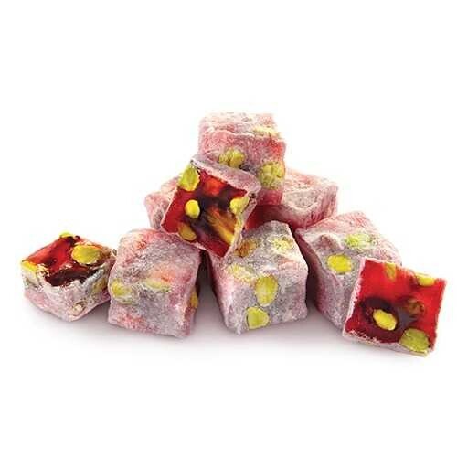 Turkish delight dessert with pistachio and pomegranate flavor 1000 Gr - 1
