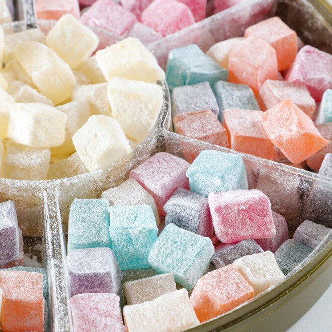 Turkish Delight with Fruit Flavor Mix - 1