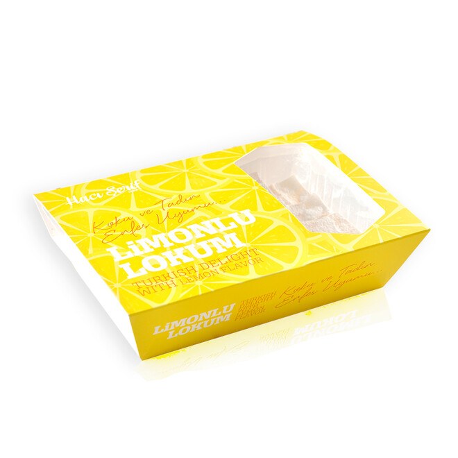 Turkish Delight with Lemon Flavor (triangle) from Haci serif - 1