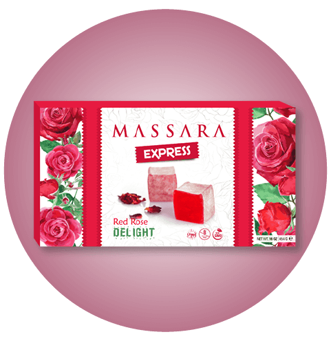 Turkish Delight with Roses - 454 gram - 2