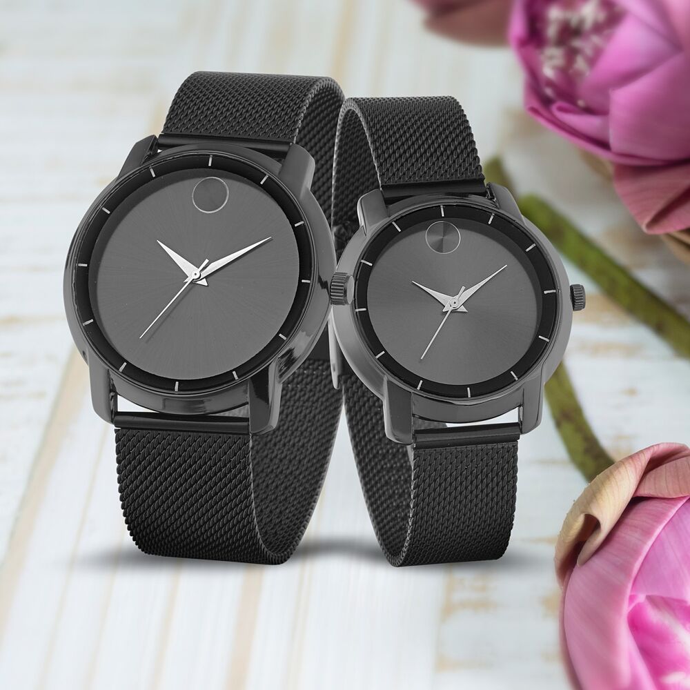 Unisex black watch set - 3