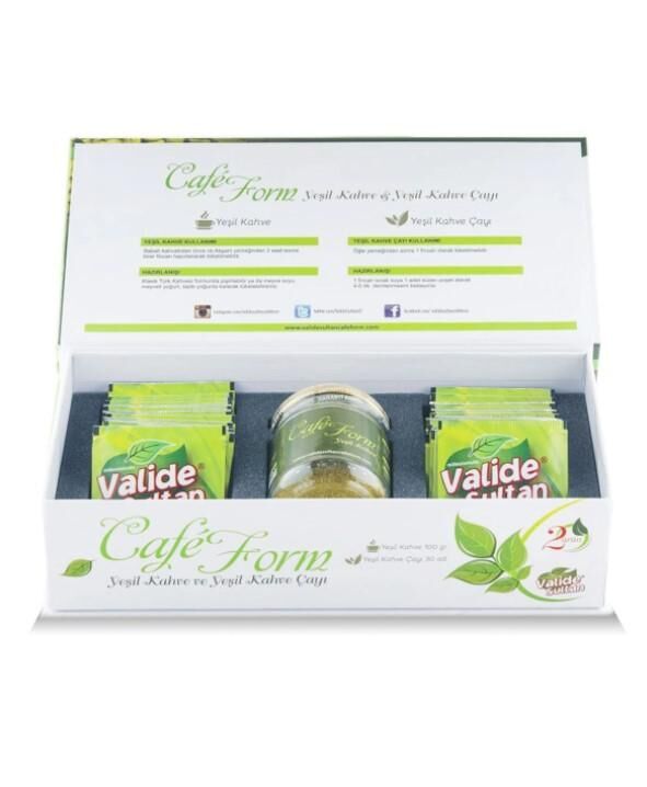 Valide Sultan Cafeform Yeşil Kahve Detoks Ve Zayıflama Çayları 2li Set - 1