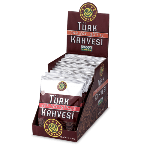 Very Roasted Turkish Coffee 100g *12 packet by Kahve Dunyasi - 2
