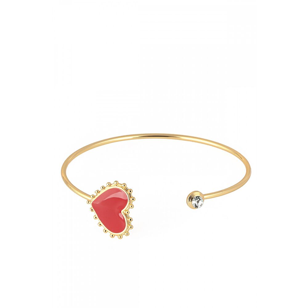 Women's bracelet with red stone - 1