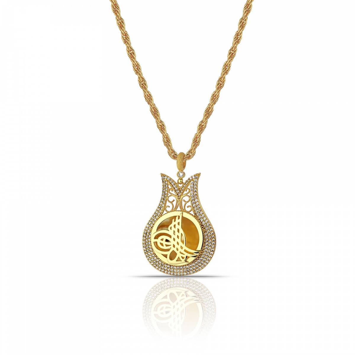 Women's necklace with the famous Ottoman logo design