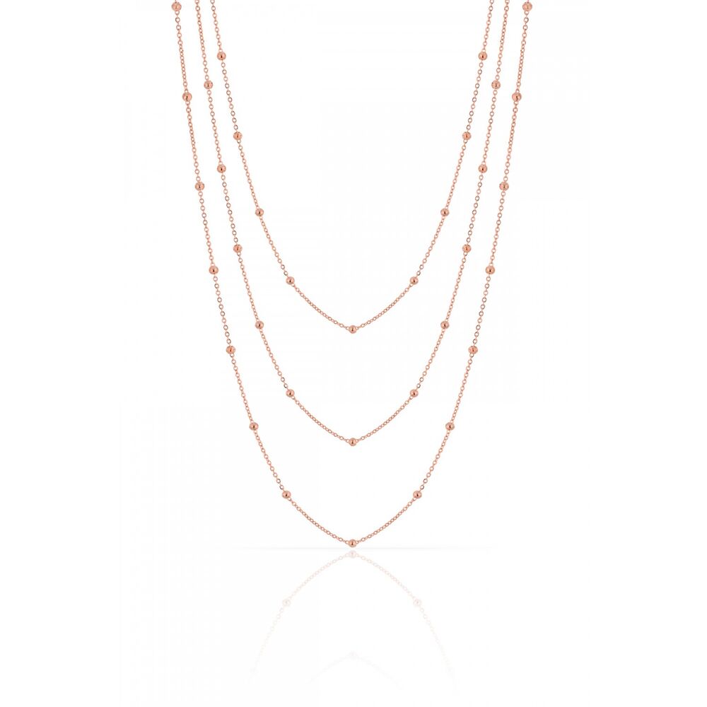 Women's Pink Chain Necklace - 1