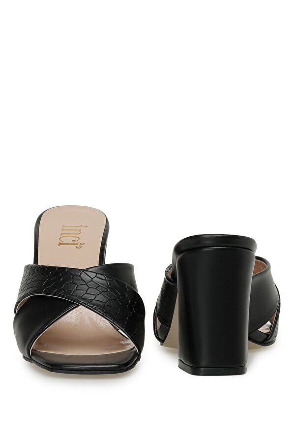 Women's slippers with heels - elegant design - 19
